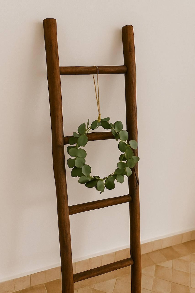 Decorative Wooden Ladder in Brown – 150cm