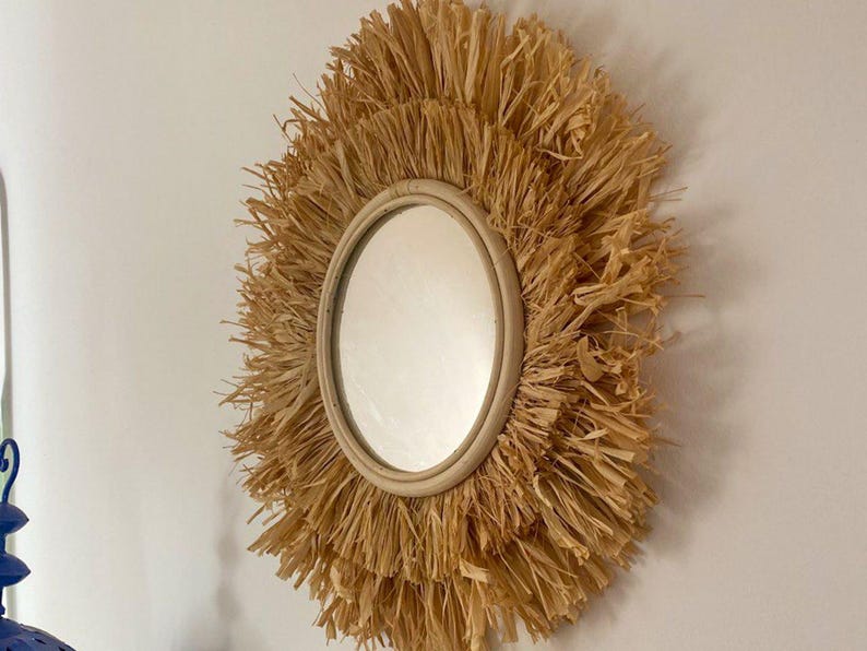 Moroccan Palm Leaf Mirror