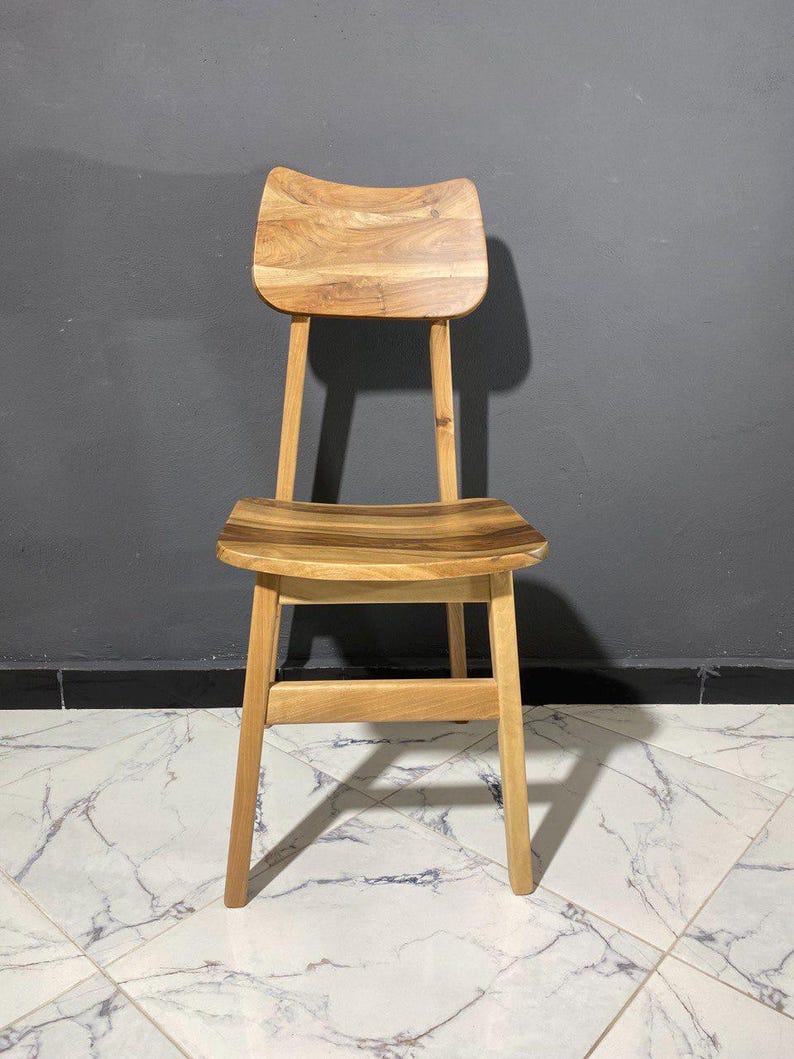 Walnut Chair & Stool Set – Rope Seat