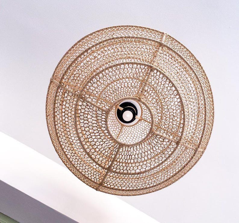 Raffia Pendant Light – Sphere Shape
