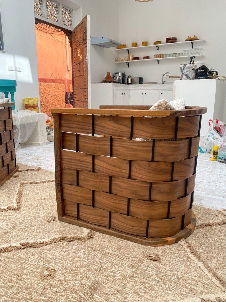 Walnut Barrel Lounge Chair – Handmade with Cushion