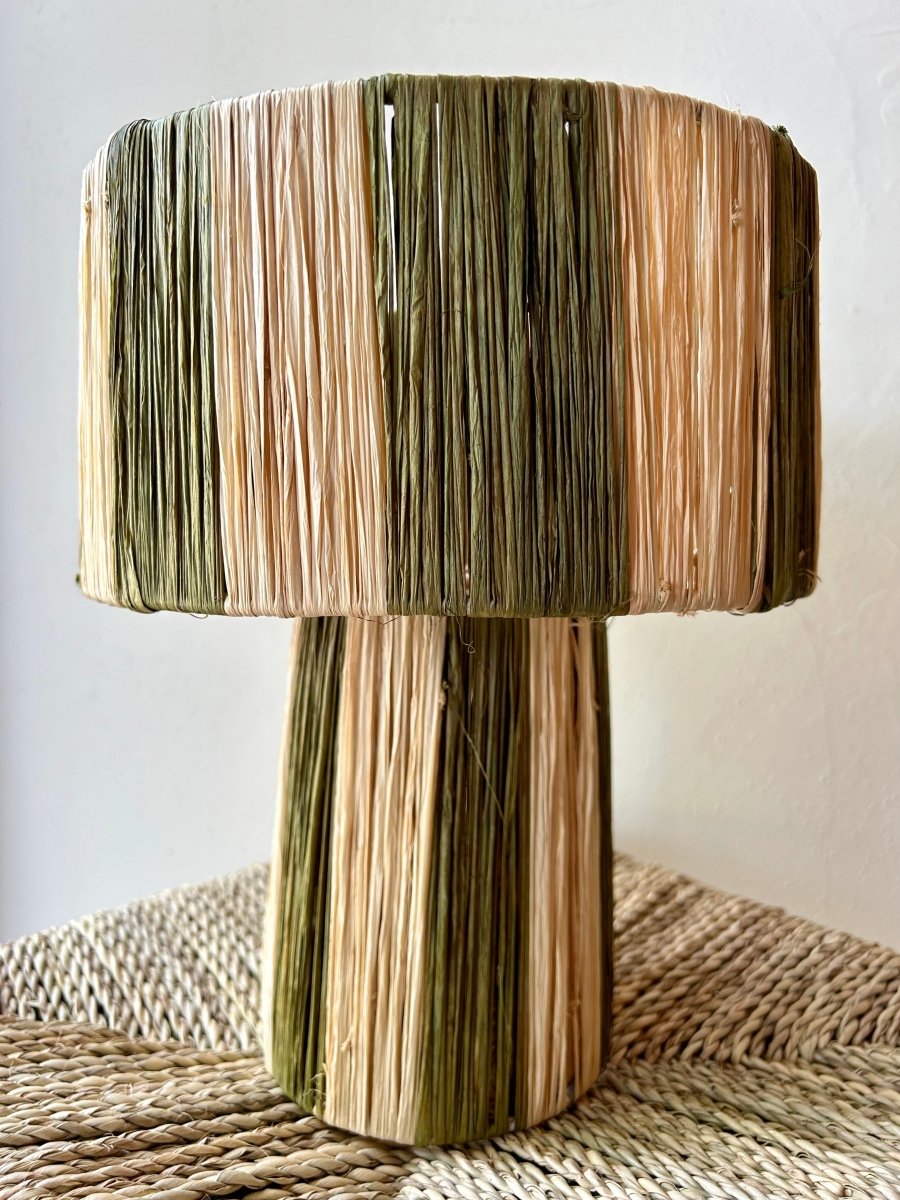 Natural Raffia Lampshade