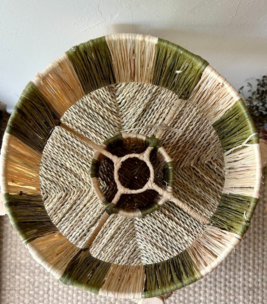 Natural Raffia Lampshade