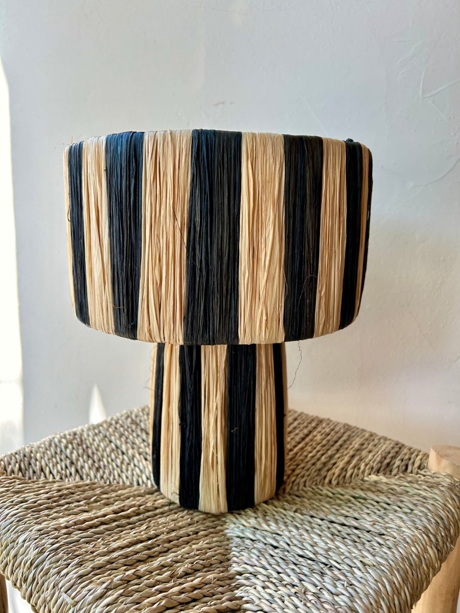 Natural Raffia Lampshade