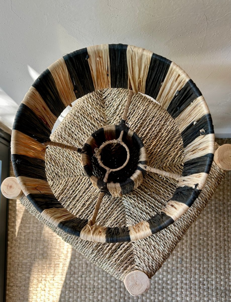 Natural Raffia Lampshade