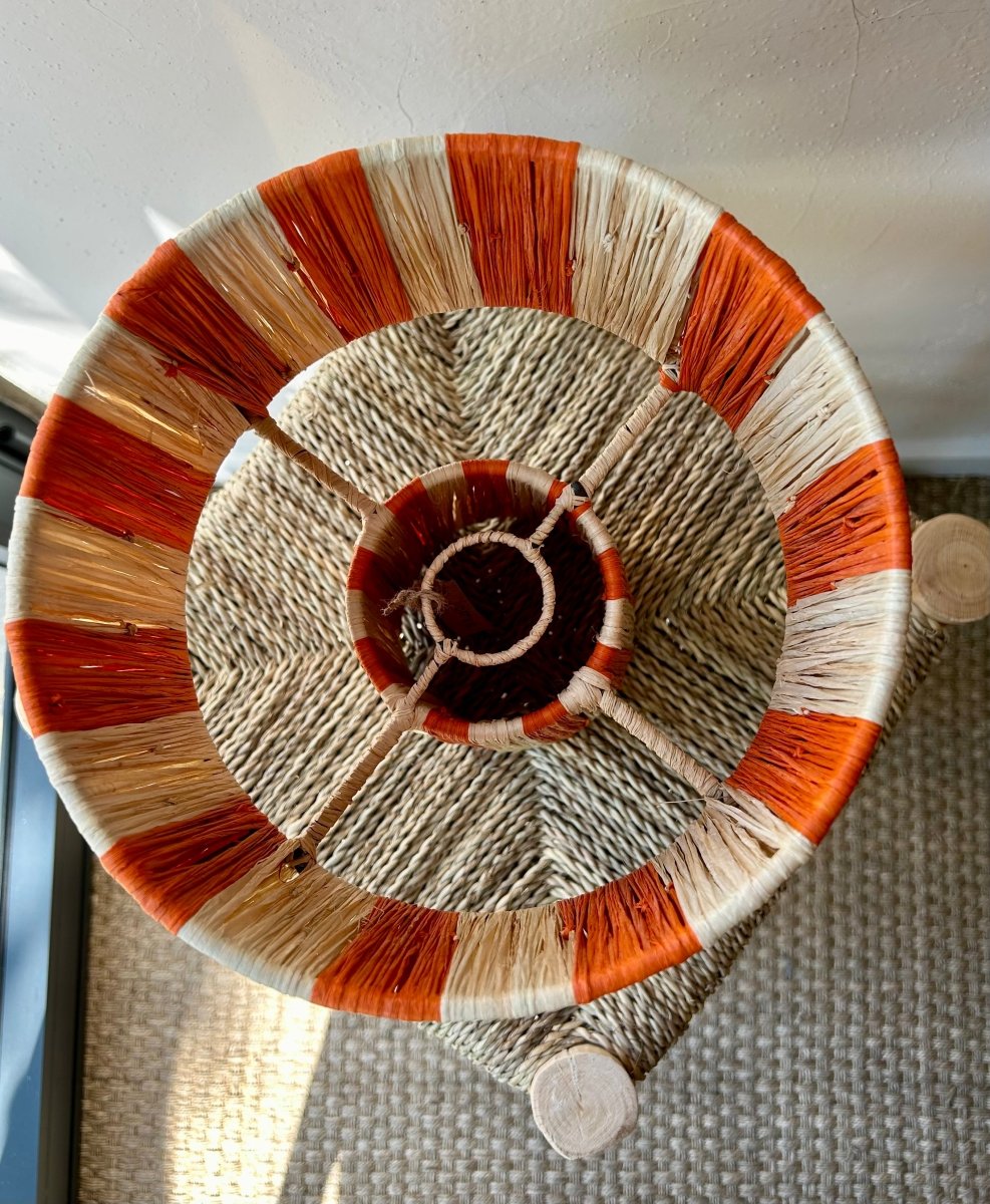 Natural Raffia Lampshade