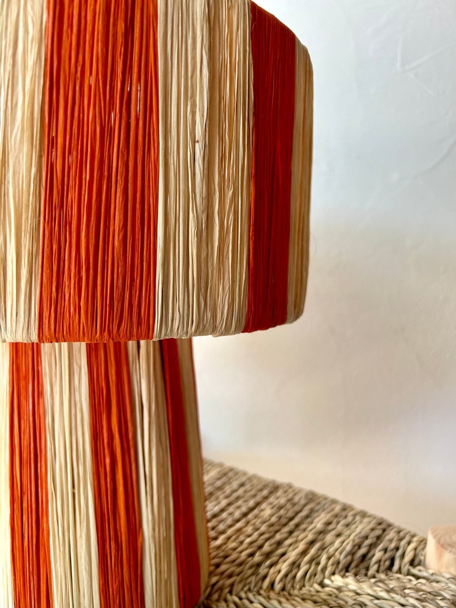 Natural Raffia Lampshade
