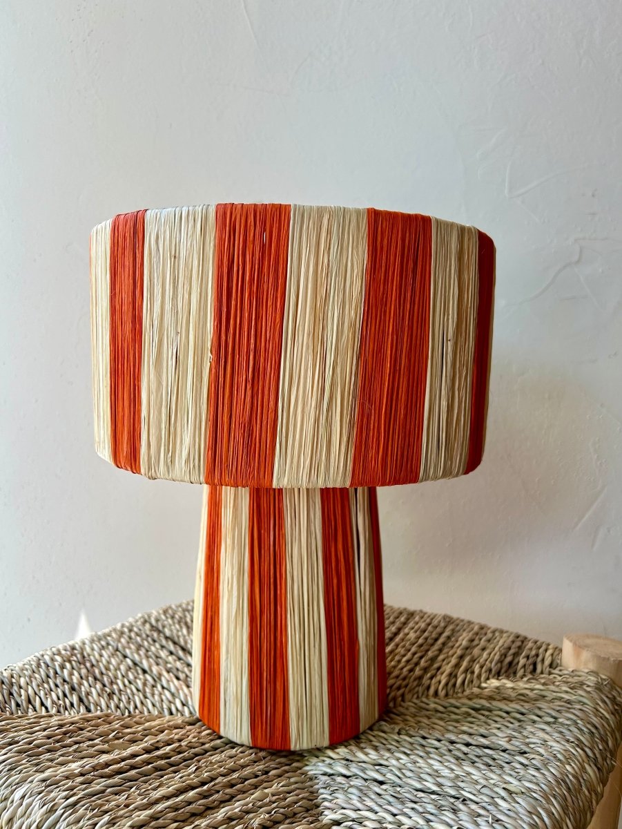 Natural Raffia Lampshade