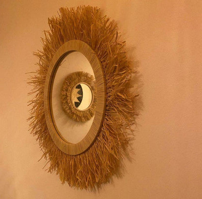 Moroccan Palm Leaf Mirror