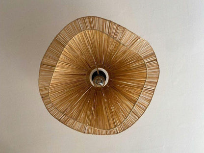 Handmade Raffia Pendant Light – Ceiling Lamp