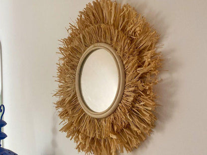 Moroccan Palm Leaf Mirror
