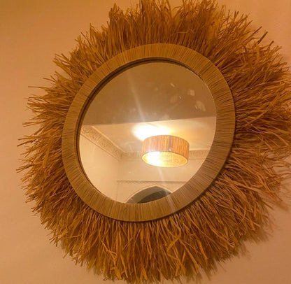 Moroccan Palm Leaf Mirror