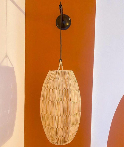 Straight Raffia Lace Pendant Light