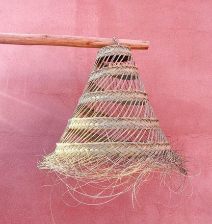 SUSPENSION EN PALME ET PAILLE